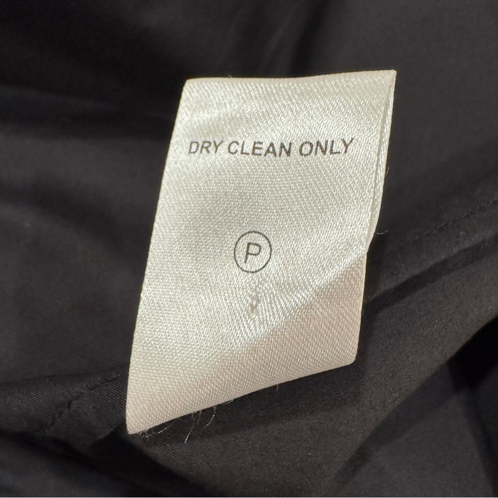 Hunter Bell Carter Mini Dress Lace Cotton Poplin Preppy Dark Academia Black Sz S - Picture 15 of 15